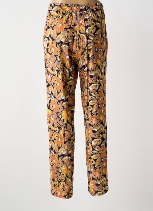 Pantalon drept portocaliu GUY DUBOUIS femeie