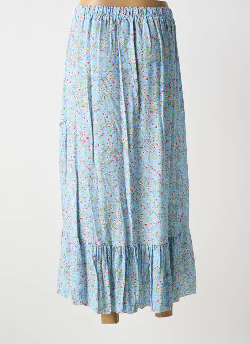 Fustă lungă albastru COULEURS DU TEMPS femeie