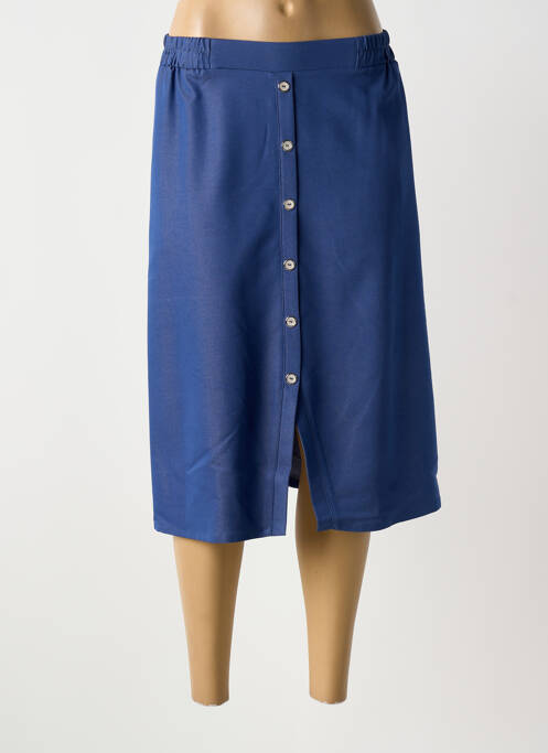 Fustă midi albastru GUY DUBOUIS femeie