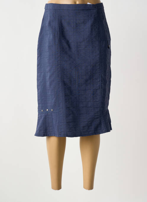 Fustă midi albastru GUY DUBOUIS femeie