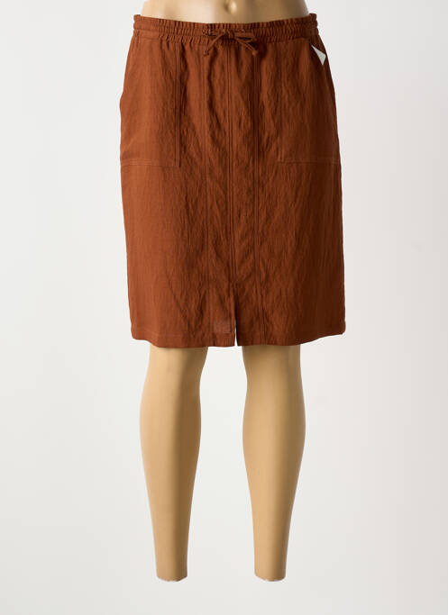 Fustă midi maro GUY DUBOUIS femeie