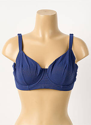Sutien de costum de baie elasticitate sutien balconet cu decolteu înalt albastru SIMONE PERELE femeie