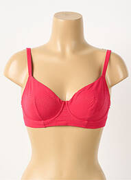Sutien de costum de baie elasticitate sutien balconet cu decolteu înalt roz SIMONE PERELE femme