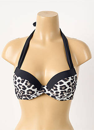 Sutien de costum de baie elasticitate top sutien push-up negru AUBADE femeie