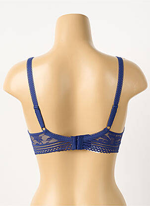 Sutien efect material satinat top sutien modelat albastru PASSIONATA femeie