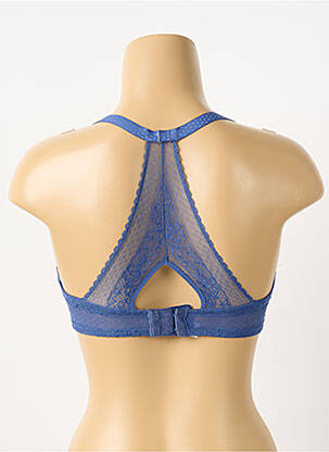 Sutien efect material satinat top sutien modelat albastru PASSIONATA femeie