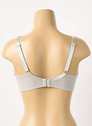 Sutien efect material satinat top sutien modelat gri PASSIONATA femeie