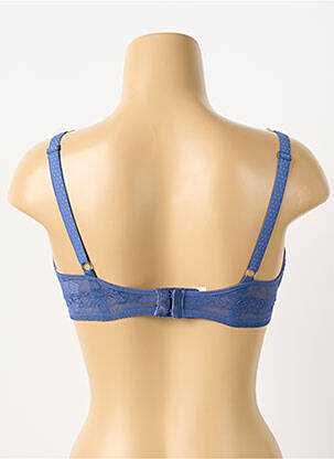 Sutien efect material satinat top sutien modelat albastru PASSIONATA femeie