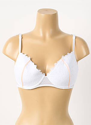 Sutien broderie top sutien modelat alb PASSIONATA femeie