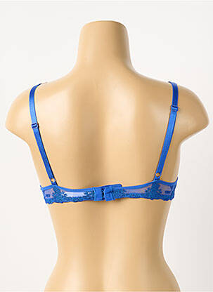 Sutien efect material satinat top sutien modelat albastru PASSIONATA femeie