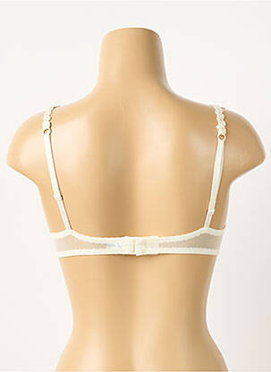 Sutien efect material satinat top sutien push-up bej PASSIONATA femeie