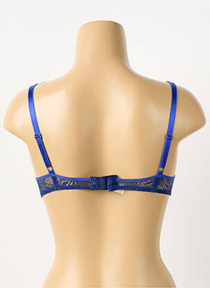 Sutien efect material satinat top sutien modelat albastru PASSIONATA femeie