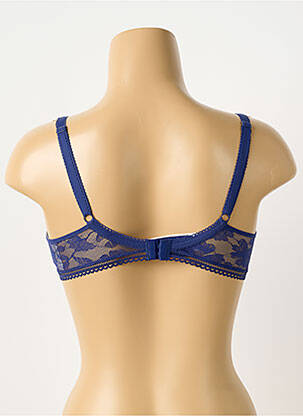 Sutien efect material satinat top sutien modelat albastru PASSIONATA femeie