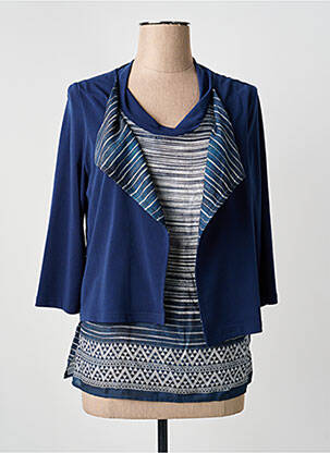 Top albastru FRANCE RIVOIRE femeie