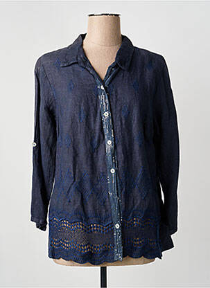 Cămașă albastru COULEURS DU TEMPS femeie