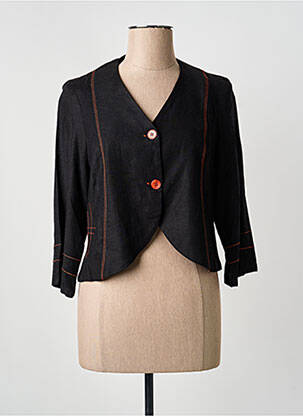 Jachete casual croială cambrată negru GUY DUBOUIS femme