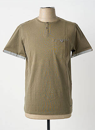 Tricou verde DELAHAYE bărbat