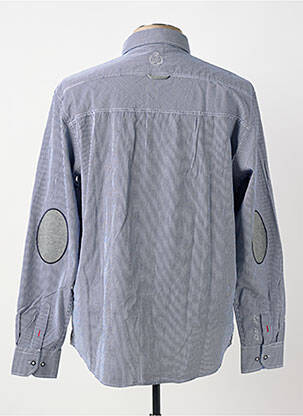 Cămașă cu mâneci lungi manșete cu nasturi albastru BLACK WELLIS bărbat