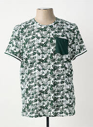 Tricou elasticitate mâneci scurte verde LEE COOPER bărbat