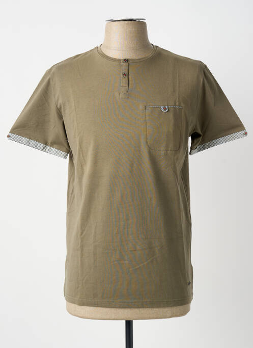 Tricou verde DELAHAYE bărbat