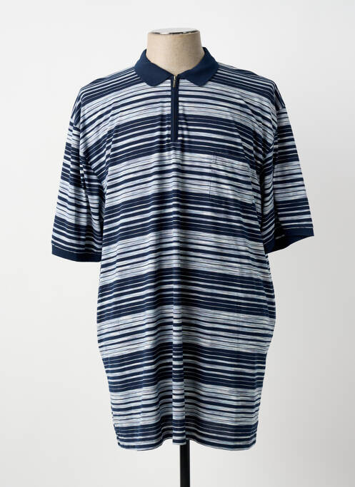 Polo albastru LOUIS VICTOR bărbat