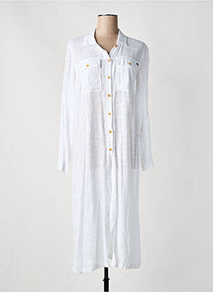 Rochie midi mâneci lungi mâneci lungi alb MADO ET LES AUTRES femeie