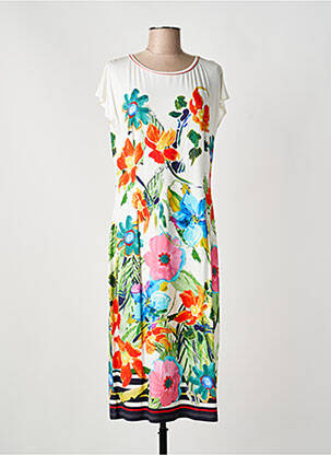 Rochie midi alb GUY DUBOUIS femeie