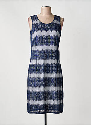 Rochie midi fără mâneci fără mâneci albastru GREGORY PAT femeie
