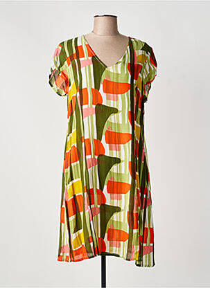 Rochie midi verde L'ATELIER D'ANNA femeie