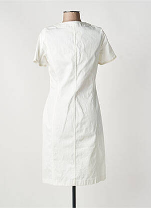 Rochie midi mâneci scurte mâneci scurte alb GREGORY PAT femeie