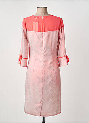 Rochie midi mâneci 3/4 mâneci 3/4 portocalie GREGORY PAT femeie