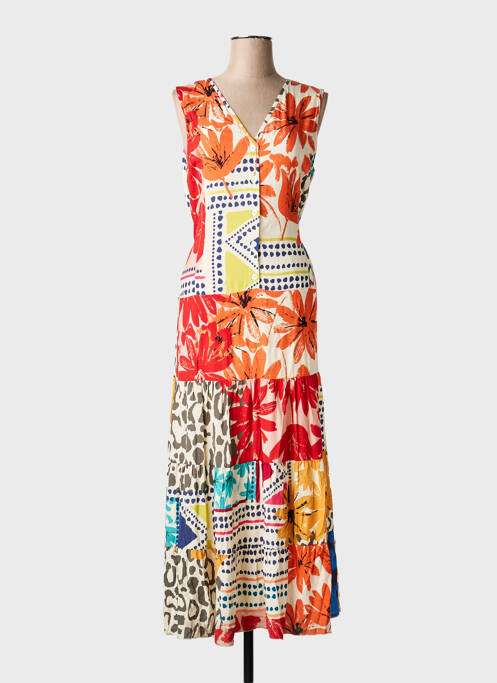 Rochie lungă portocaliu GUY DUBOUIS femeie