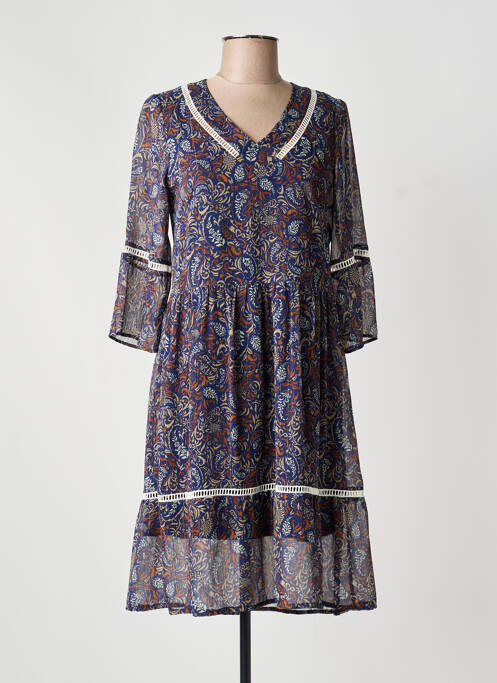 Rochie midi albastru MERI & ESCA femeie