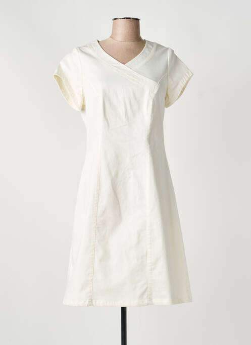 Rochie midi bej GUY DUBOUIS femeie