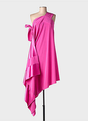 Rochie midi fără mâneci fără mâneci roz GIANLUCA CAPANNOLO femeie