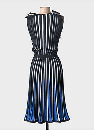 Rochie midi fără mâneci fără mâneci albastru MSGM femeie