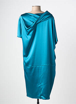 Rochie midi mâneci scurte mâneci scurte albastru GIANLUCA CAPANNOLO femeie