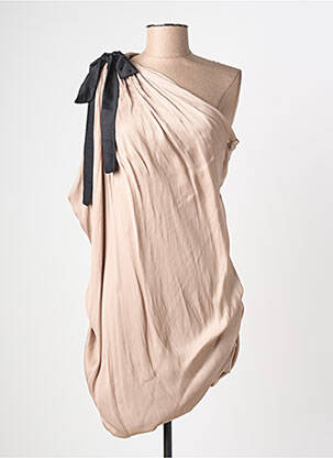 Rochie scurtă bej GEMY femeie