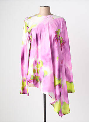 Tunică mâneci lungi roz MSGM femeie