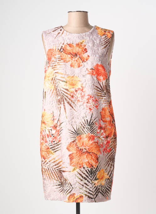 Rochie scurtă bej MSGM femeie