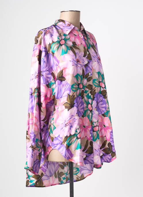 Tunică mâneci lungi violet MSGM femeie