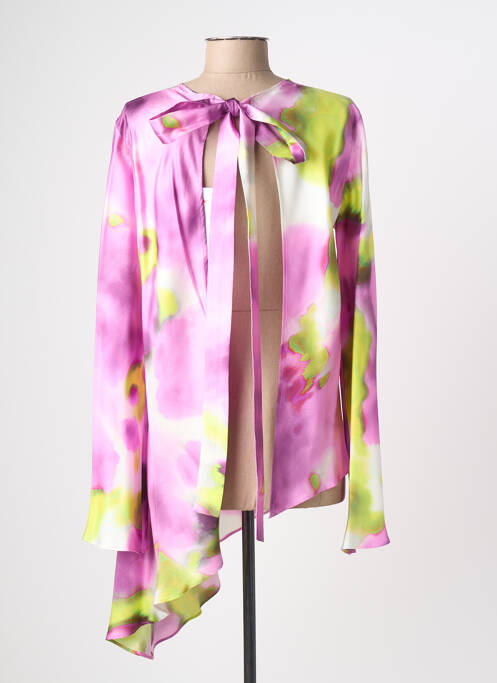 Tunică mâneci lungi roz MSGM femeie