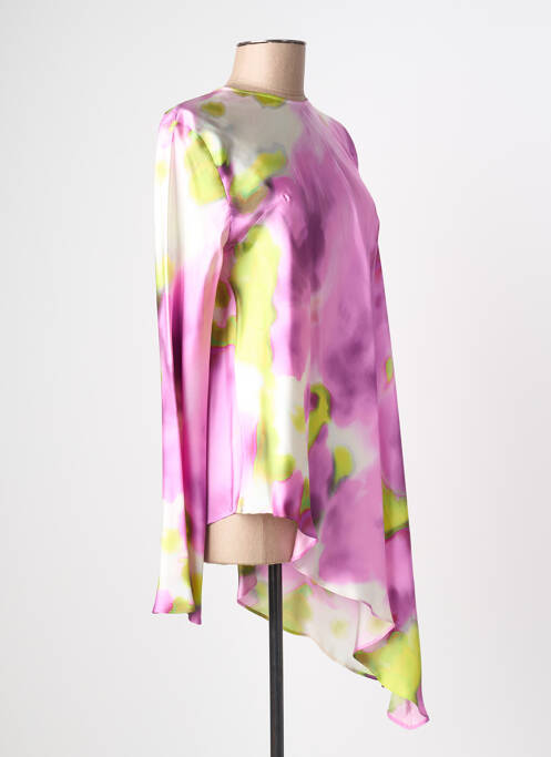 Tunică mâneci lungi roz MSGM femeie