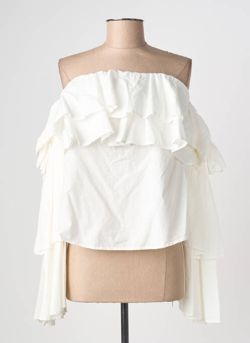 Top alb ERIKA CAVALLINI femeie