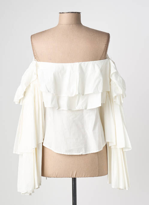 Top alb ERIKA CAVALLINI femeie