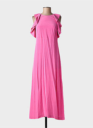 Rochie lungă mâneci scurte mâneci scurte roz L'AUTRE CHOSE femeie