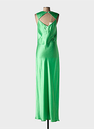 Rochie lungă fără mâneci fără mâneci verde CRIDA femeie