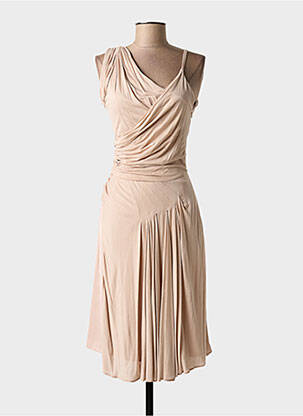 Rochie midi fără mâneci fără mâneci bej N°21 femeie