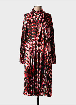 Rochie midi mâneci lungi mâneci lungi roz GIANLUCA CAPANNOLO femeie