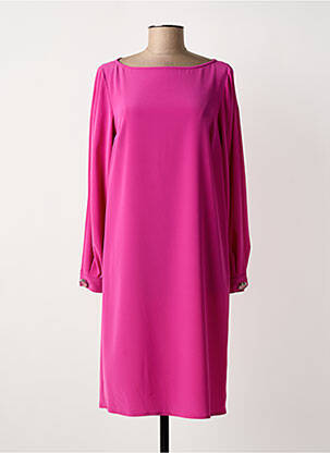 Rochie midi mâneci lungi mâneci lungi roz GIANLUCA CAPANNOLO femeie